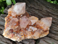 Natural Smokey Amethyst Spirit Quartz Clusters x 4 From Boekenhouthoek, South Africa