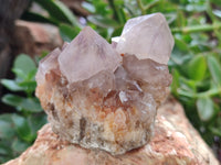 Natural Smokey Amethyst Spirit Quartz Clusters x 4 From Boekenhouthoek, South Africa