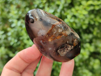 Polished Banded Agate Standing Free Forms x 6 From Madagascar