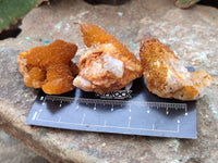 Natural Golden Solar Spirit Quartz Crystals x 35 From Boekenhouthoek, South Africa