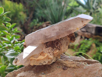 Natural Mixed Smokey Window Quartz Crystals x 6 From Southern Africa