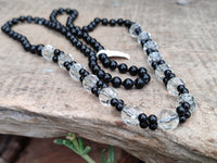 Hand Made Mixed Stone Bead Necklaces x 6 From Southern Africa