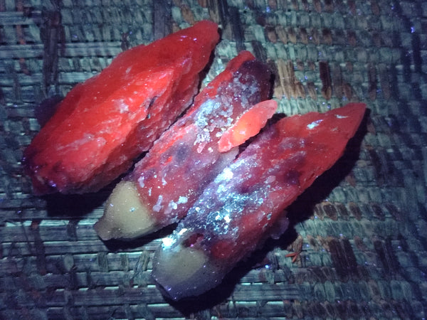 Natural Drusy Quartz Coated Calcite Pseudomorph Specimens x 20 From Alberts Mountain, Lesotho