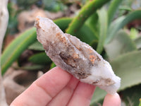 Natural Drusy Quartz Coated Calcite Pseudomorph Specimens x 20 From Alberts Mountain, Lesotho