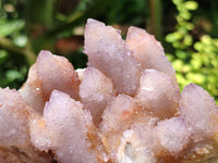 Natural Amethyst Spirit Quartz Clusters x 3 From Boekenhouthoek, South Africa