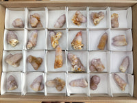 Natural Ametrine Spirit Quartz Clusters x 24 From Boekenhouthoek, South Africa