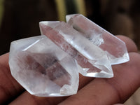 Polished Double Terminated Clear Quartz Crystals x 70 From Madagascar