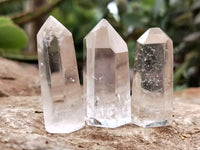 Polished Clear Quartz Crystals x 20 From Madagascar