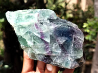 Natural Watermelon Fluorite Cobbed Specimens x 4 From Uis, Namibia