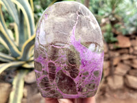 Polished Stichtite Standing Free Forms x 2 From Barberton, South Africa&nbsp;