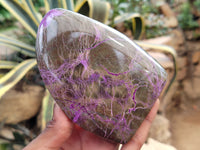 Polished Stichtite Standing Free Forms x 2 From Barberton, South Africa&nbsp;