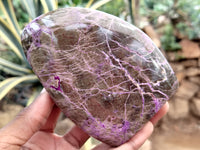 Polished Stichtite Standing Free Forms x 2 From Barberton, South Africa&nbsp;