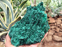 Natural Silky Malachite Specimens x 1 From Kasompe, Congo