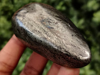 Polished Rare Pharaoh Stone Pyrite in Basalt Palm Stones x 13 Iron Duke Mine, Zimbabwe