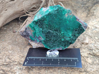 Natural Crystalline Malachite Specimens x 3 From Congo