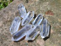 Polished Double Terminated Clear Quartz Crystals x 70 From Madagascar