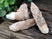 Natural Drusy Quartz Coated Calcite Pseudomorph Specimens x 20 From Alberts Mountain, Lesotho