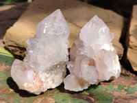 Natural Amethyst Cactus Spirit Quartz Cluster x 6 From Boekenhouthoek, South Africa