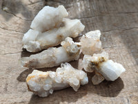 Natural Drusy Quartz Coated Calcite Pseudomorph Specimens x 35 From Alberts Mountain, Lesotho