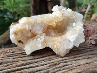 Natural Limonite Quartz Clusters x 4 From Solwezi, Zambia