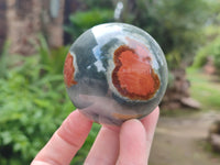 Polished Polychrome Jasper Spheres x 6 From Mahajanga, Madagascar