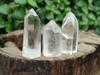 Polished Clear Quartz Crystals x 35 From Madagascar