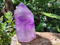 Polished Window Amethyst Quartz Crystal x 1 From Akansobe, Madagascar