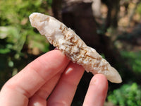 Natural Drusy Quartz Coated Calcite Pseudomorph Specimens x 35 From Alberts Mountain, Lesotho