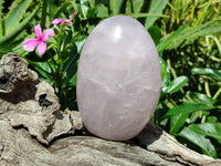 Polished Lavender Rose Quartz Standing Free Forms x 2 From Ambatondrazaka, Madagascar