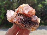 Natural Ametrine Spirit Quartz Clusters x 4 From Boekenhouthoek, South Africa