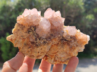 Natural Ametrine Spirit Quartz Clusters x 4 From Boekenhouthoek, South Africa