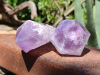 Natural Jacaranda Amethyst Quartz Crystals x 12 From Mumbwa, Zambia