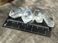 Polished Double Terminated Clear Quartz Crystals x 70 From Madagascar