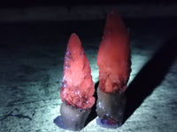 Natural Drusy Quartz Coated Calcite Pseudomorph Specimens x 35 From Alberts Mountain, Lesotho