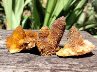 Natural Golden Solar Spirit Quartz Clusters x 20 From Boekenhouthoek, South Africa