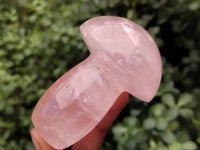 Polished Rose Quartz Mushrooms x 6 From Ambatondrazaka, Madagascar