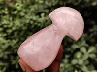 Polished Rose Quartz Mushrooms x 6 From Ambatondrazaka, Madagascar