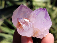 Natural Amethyst Spirit Quartz Clusters x 12 From Boekenhouthoek, South Africa