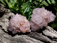 Natural Amethyst Spirit Quartz Clusters x 12 From Boekenhouthoek, South Africa