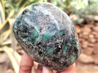 Polished Emerald Mica In Matrix Standing Free Forms x 4 From Mutoko, Zimbabwe