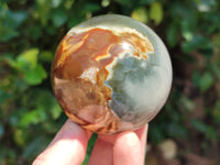 Polished Polychrome Jasper Spheres x 4 From Mahajanga, Madagascar