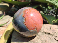 Polished Polychrome Jasper Spheres x 4 From Mahajanga, Madagascar