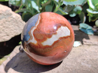 Polished Polychrome Jasper Spheres x 4 From Mahajanga, Madagascar