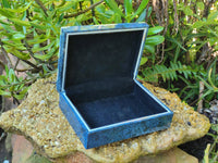 Hand Made Stone Jewellery Box x 1 From Southern Africa