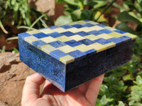 Hand Made Stone Jewellery Box x 1 From Southern Africa