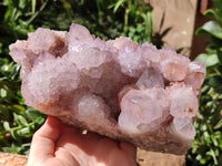 Natural Amethyst Spirit Quartz Clusters x 1 From Boekenhouthoek, South Africa