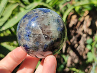 Polished Iolite Spheres x 6 From Ambatofinandrahana, Madagascar