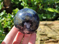 Polished Iolite Spheres x 6 From Ambatofinandrahana, Madagascar