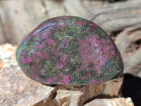 Polished Ruby Corundum In Chrome Verdite Free Forms x 3 From Zimbabwe