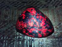 Polished Ruby Corundum In Chrome Verdite Free Forms x 3 From Zimbabwe